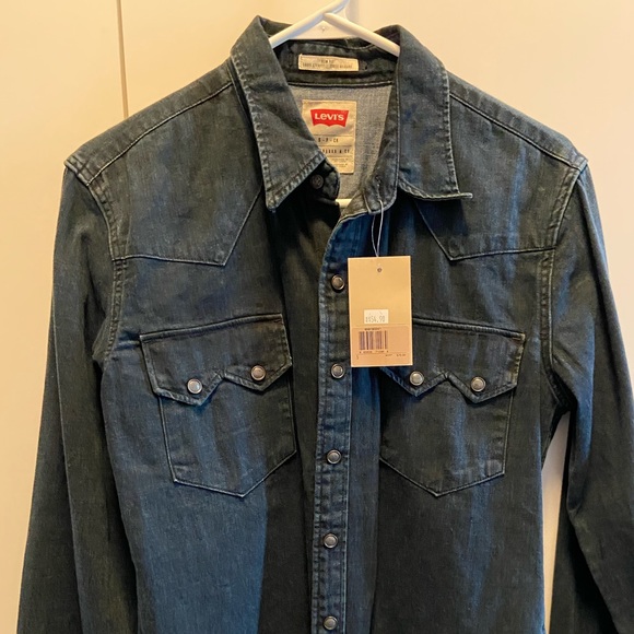 levi western denim jacket